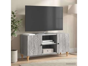 Meuble tv coloris gris 102 cm <strong></strong>  <strong></strong>