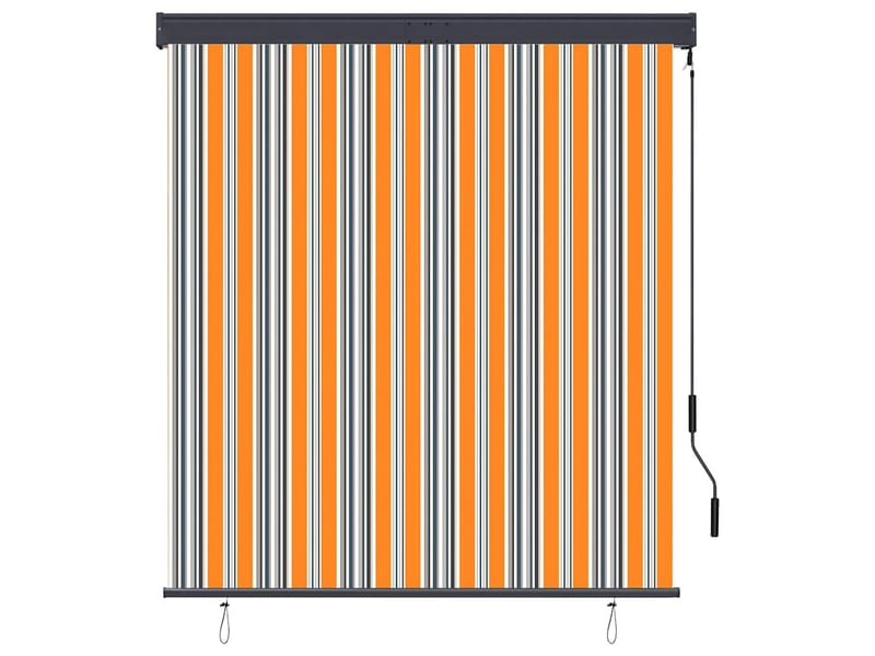  Store enrouleur, store roulant d'extérieur 140x250 cm jaune et bleu cf47324  - Conforama A