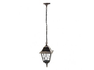 Suspension extérieure fabrilamp bootes e27 ip44 hauteur réglable noiror