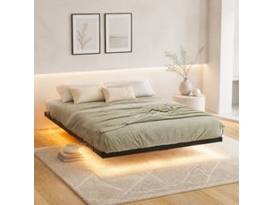 Lit 2 places 120x200cm BEAUNIV coloris noir