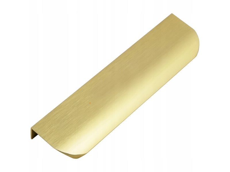  Poignée de meuble angulaire de couleur dorée mate 128148 mm.  - Conforama B