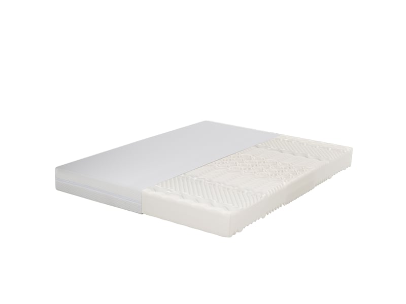  Matelas en mousse froide 180x200 cm – blanc – 7 zones, réversible h2h3, housse amovible lavable à 60 °c  - Conforama B