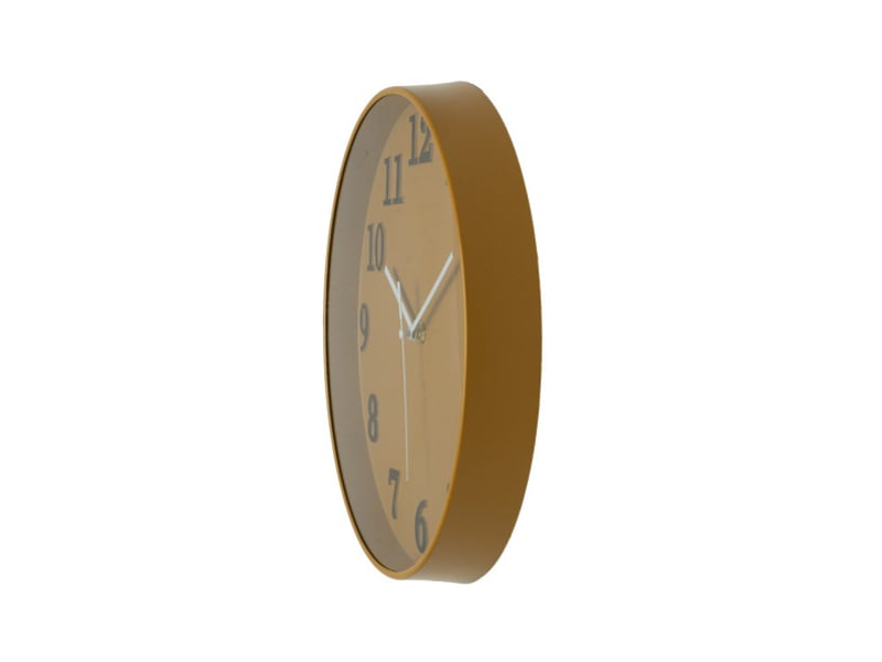  Horloge murale fabrilamp parrot ø 30 cm jaune mouvement continu 234513050 - Conforama C