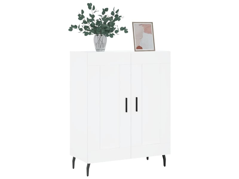  Buffet - bahut - meuble de rangement blanc 69,5x34x90 cm bois d'ingénierie  - Conforama C