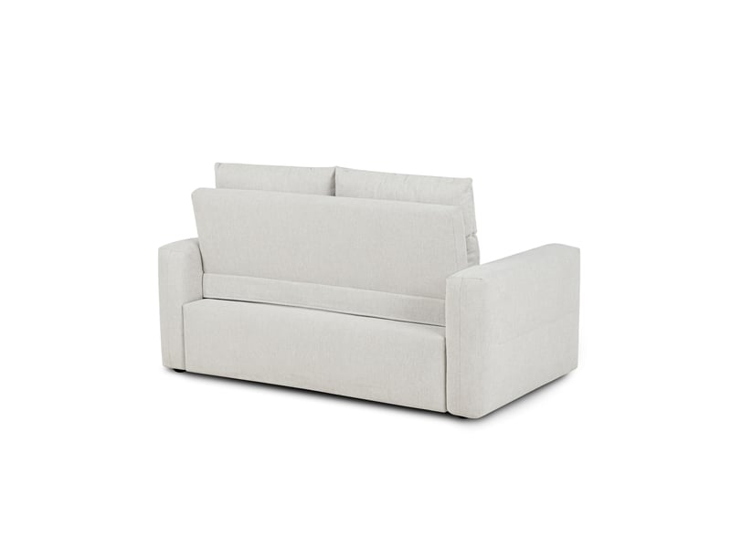 Canape droit convertible beige 2 places - Conforama E