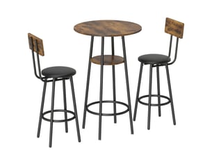 Ensemble table carré(e)  2 chaise(s)  <strong></strong> <strong></strong> 