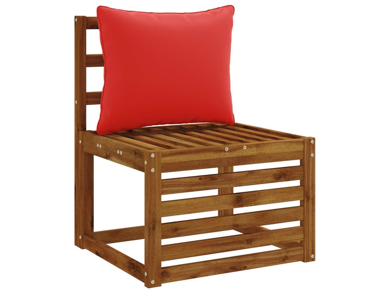  Coussin de dos, coussin de dossier 1 pièce putten 100 % polyester rouge cf54428  - Conforama C