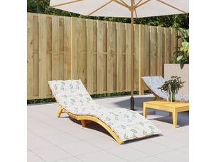 Coussin de transat, coussin pour bain de soleil tissu oxford, fibre en mousse multicolore cf56246
