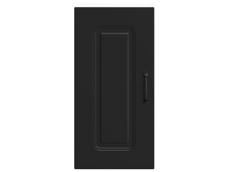  Meuble de rangement, armoire murale de cuisine kalmar noir bois d'ingénierie shl1279  - Conforama D