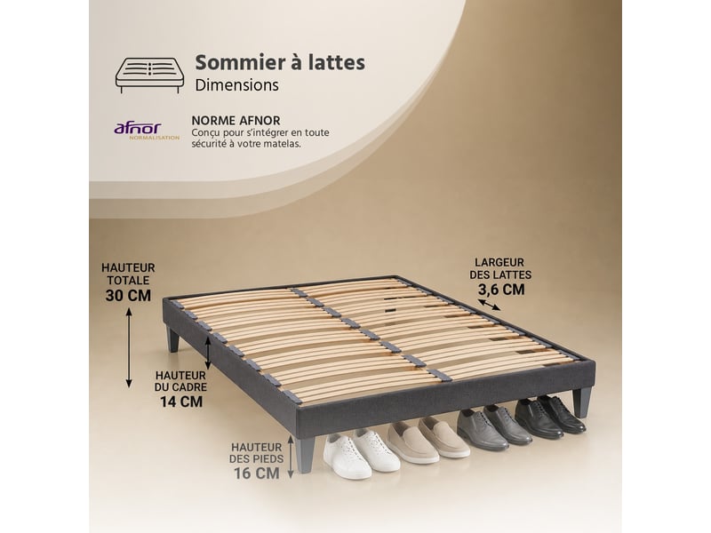  Prêt-à-dormir héra avec sommier, couette, oreillers et protège-matelas - 160x200 cm 4BA.ME.K15.K.1620 - Conforama E