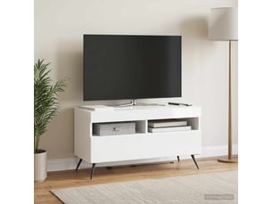 Meuble tv coloris blanc 1 cm <strong></strong> <strong></strong>