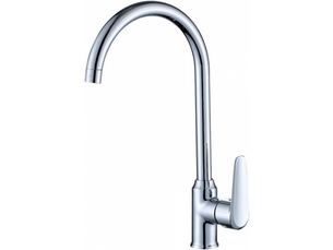 Robinets de cuisine, robinets pivotants chauds et froids, robinets en acier inoxydable pour lavabos