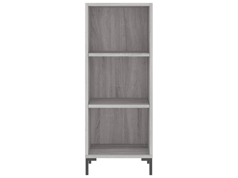  Buffet - bahut - meuble de rangement sonoma gris 34,5x32,5x90 cm bois d'ingénierie  - Conforama D