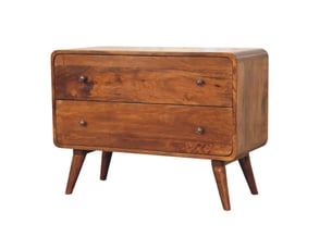 Commode 2 tiroir(s) ARTISAN FURNITURE coloris marron largeur 40 cm