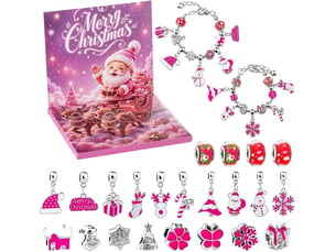 Calendrier de l'avent bijoux – boîte surprise, 24 jours, décorations et bijoux de fête