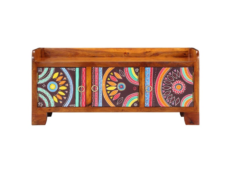 Meuble à chaussure, cabinet à chaussures avec stockage multicolore 90x35x40 cm - Conforama D