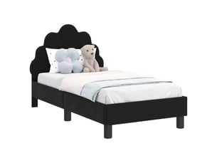 Lit simple 70x140 cm    coloris noir
