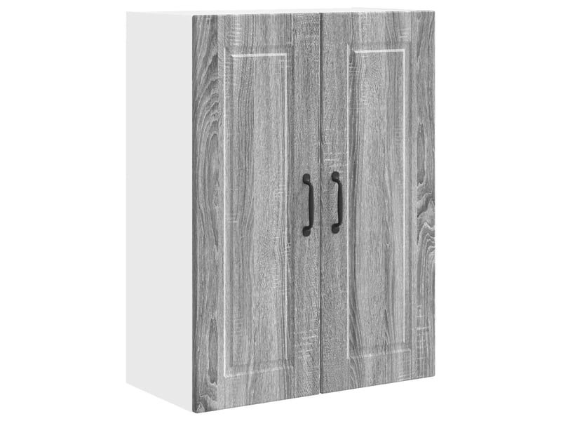Meuble mural de cuisine, armoire de cuisine gris sonoma 60x31x80cm - Conforama A
