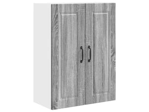 Meuble mural de cuisine, armoire de cuisine gris sonoma 60x31x80cm