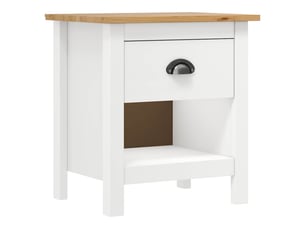 Lot de 2 tables de chevet - cabinet de chevet - table de nuit hill 46x35x49,5 cm bois de pin solide