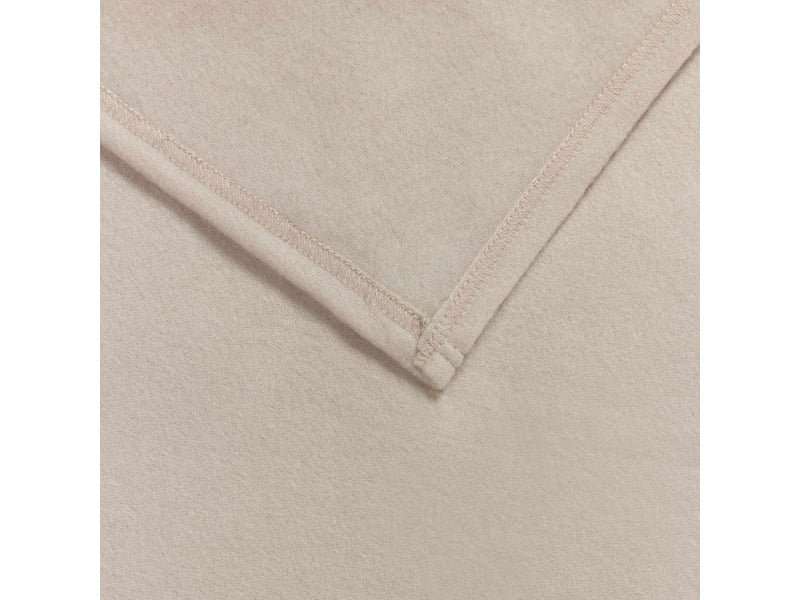 Couverture jetée de canapé 24 pcs beige 170x130 cm 7.43 kg polaire - Conforama E