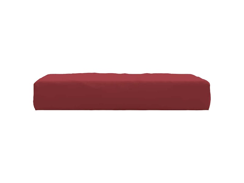  Coussin de palette, coussin de chaise, coussin de canapé rouge bordeaux tissu oxford cf55457  - Conforama D