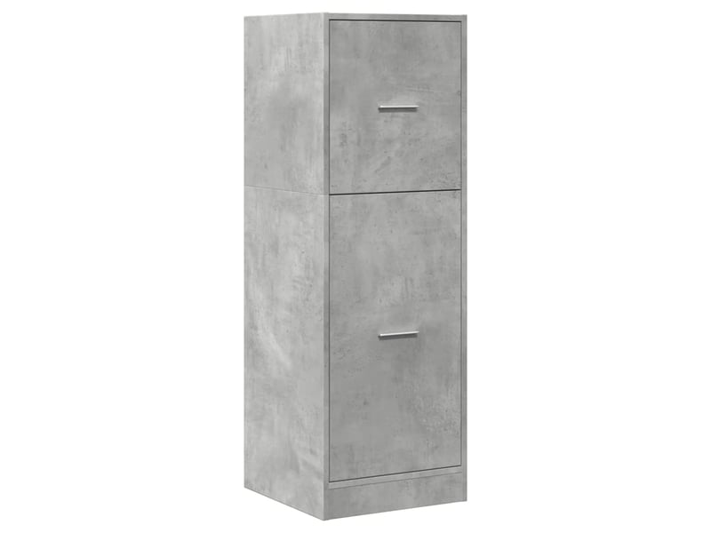  Meuble de rangement, armoire d'apothicaire gris béton 40x41x118 cm bois d'ingénierie  - Conforama D