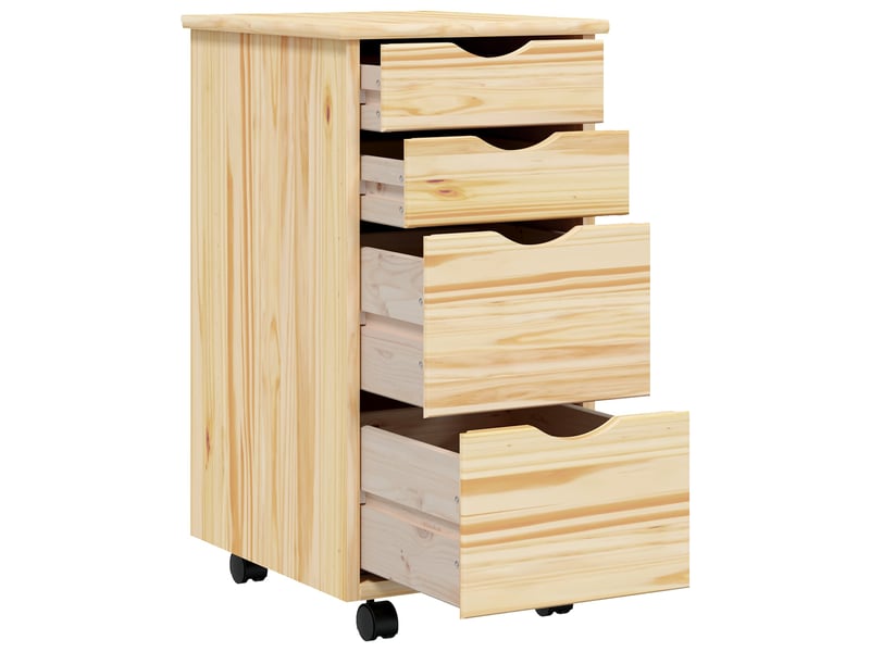  Caisson roulant avec bureau moss 34 x 39 x 65,5 cm  - Conforama D