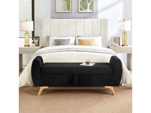 Banquette lit convertible couchage Occasionnel TCQPZ noir