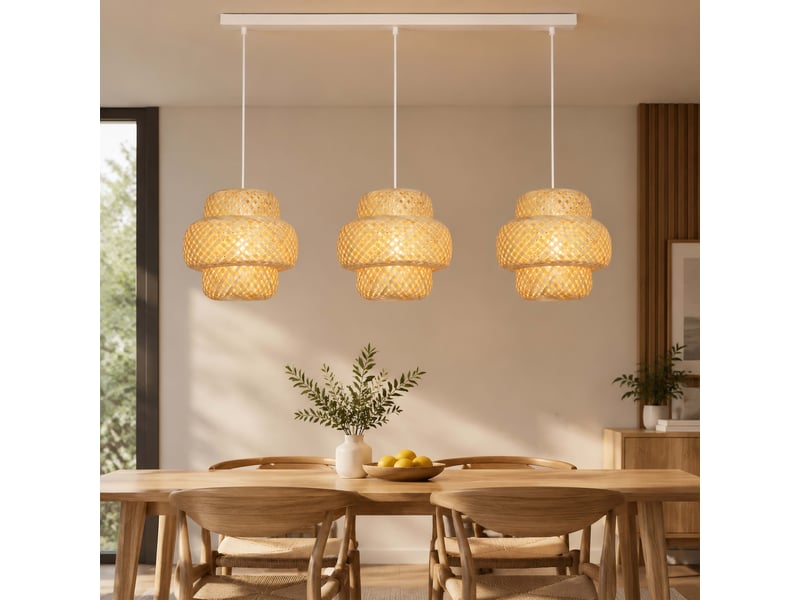 Suspension Bambou 120 cm MANILLE - Conforama W