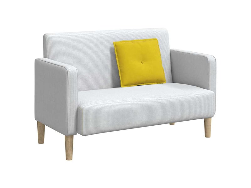  Coussin de dos, coussin de dossier jaune 50 x 45 cm tissu en velours côtelé cf54761  - Conforama C