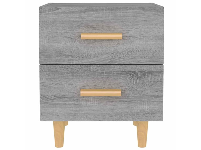  Table de chevet - cabinet de chevet - table de nuit sonoma gris 40x35x47,5 cm  - Conforama B