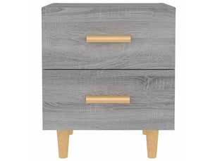 Table de chevet - cabinet de chevet - table de nuit sonoma gris 40x35x47,5 cm