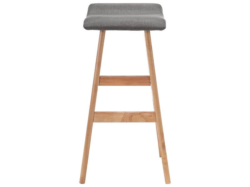  Lot de 2 tabouret de bar, chaise de bar gris foncé tissu shl11336  - Conforama D