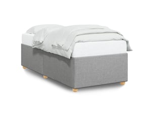 Lit simple 80x200 cm coloris gris
