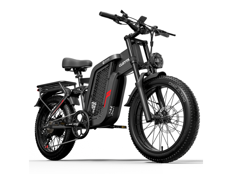 Fat bike électrique cleytro f7 750w, 20×4,0, tout-terrain, 48v 25ah, noir - Conforama C