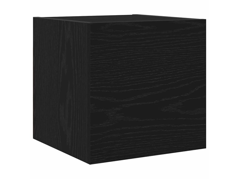  Ensemble meuble tv - banc tv - meuble de rangement 4 pcs chêne noir bois d'ingénierie  - Conforama E
