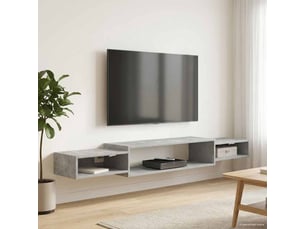Meuble tv coloris gris 180 cm <strong></strong> <strong></strong>