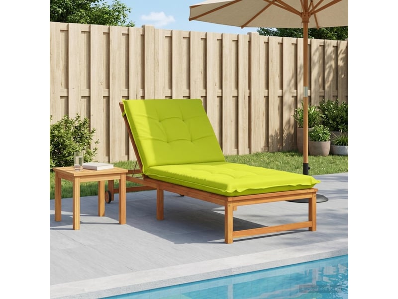  Coussin de transat, coussin pour bain de soleil gemert 100 % polyester vert vif. Cf56225  - Conforama B