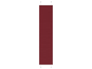 Store plissé, store de fenêtre rouge bordeaux 45x200 cm largeur du tissu 44,4 cm cf47038