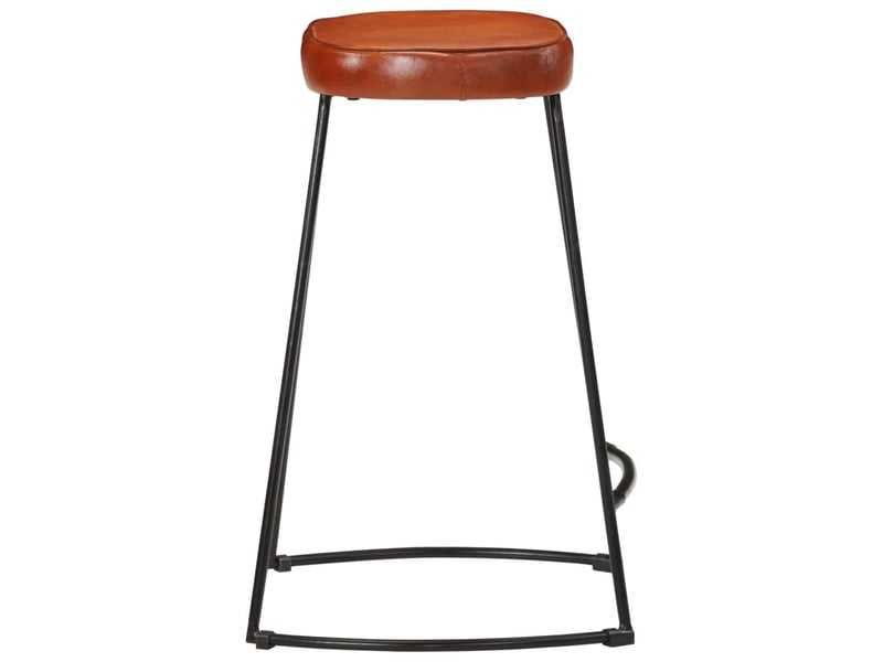  Lot de 2 tabouret de bar, chaise de bar marron foncé 41x29x62 cm shl91394  - Conforama D
