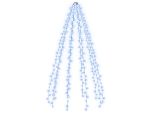 Guirlande lumineuse d'arbre de noël 300 led bleu 300 cm