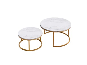 Table basse coloris blanc <strong></strong> <strong></strong>