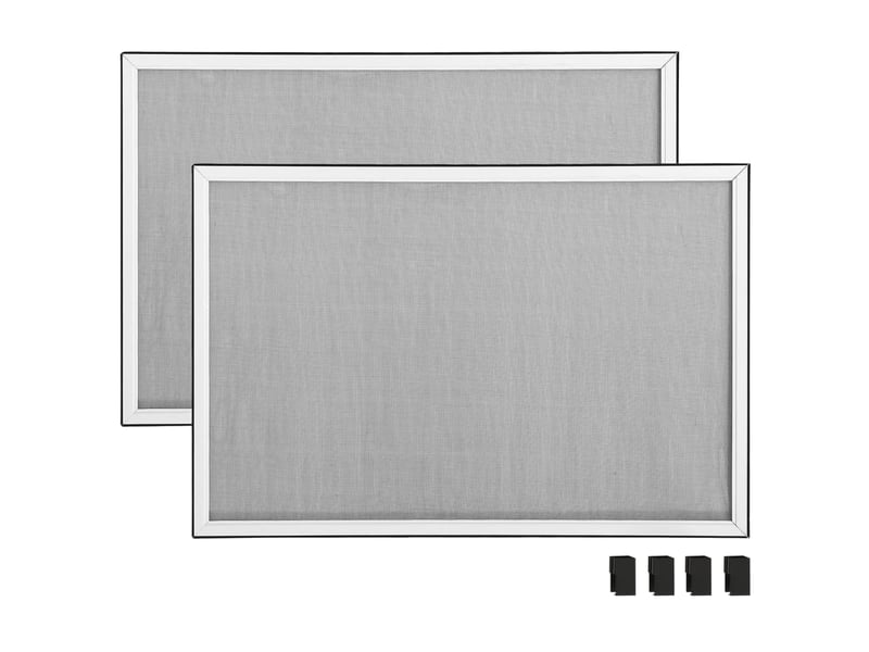 Vidaxl moustiquaire extensible pour fenêtres blanc (75-143)x50 cm  - Conforama C