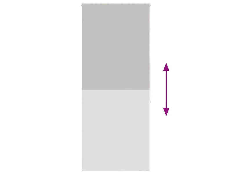 Store enrouleur de douche, store à rouleau 90x240 cm largeur du tissu 86 cm cf45070 - Conforama E
