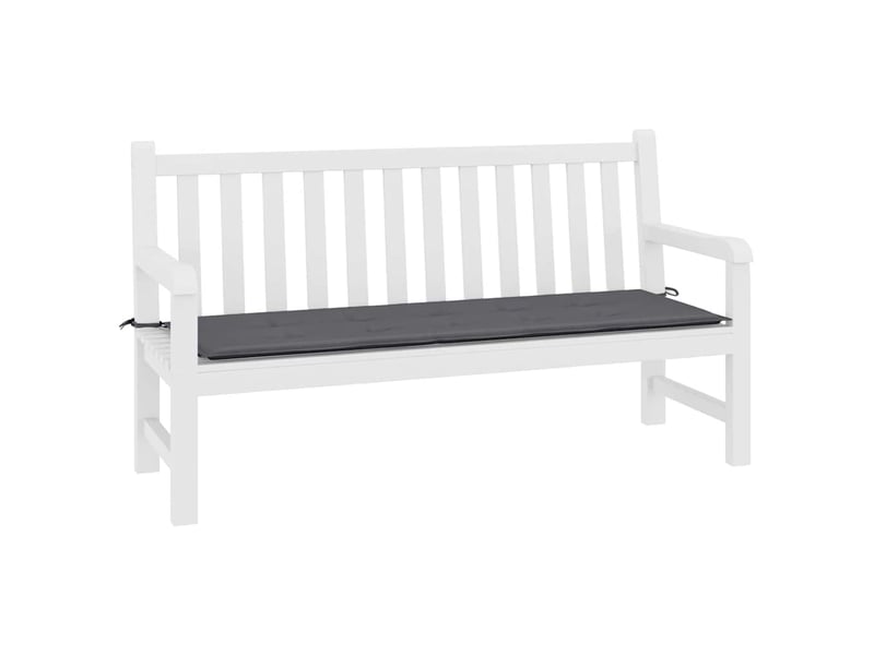  Coussin de banc de jardin, coussin d'assise anthracite 200x50x3 cm tissu oxford cf52642  - Conforama C