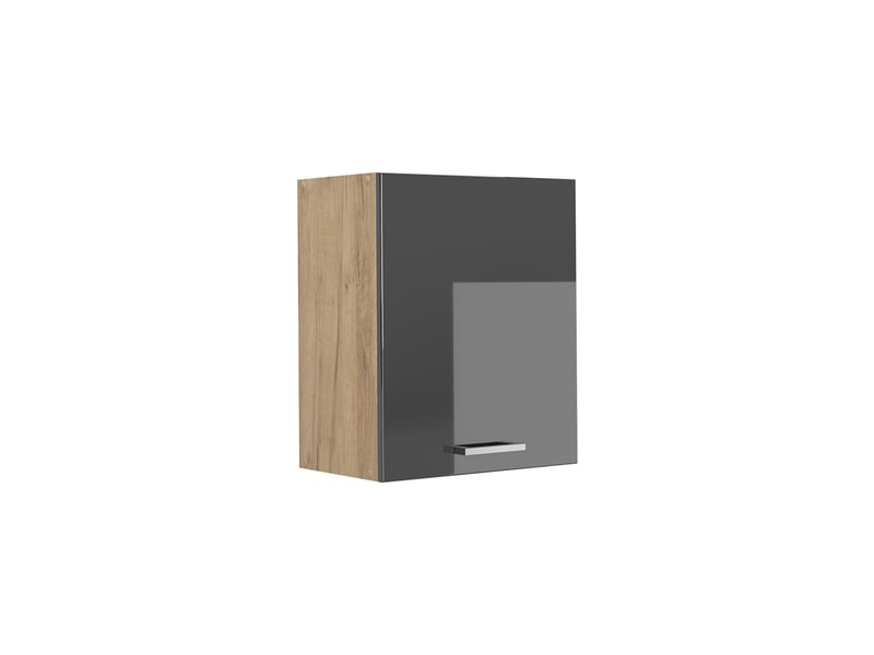  Vicco elément haut de cuisine, anthracite haute brillancechêne doré, 50cm  - Conforama A