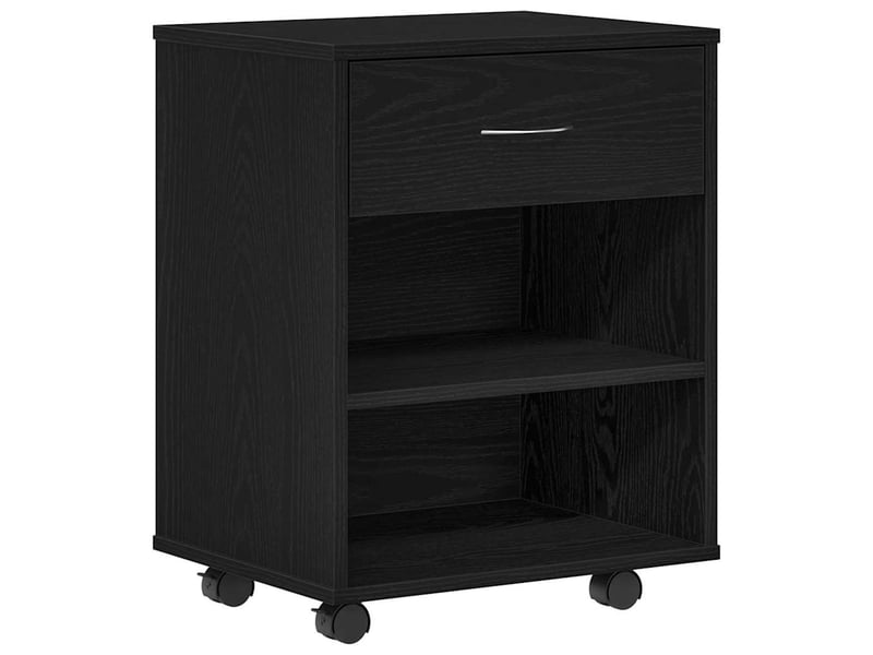  Armoire de rangement, commode de rangement 46 x 36 x 59 cm bois d'ingénierie  - Conforama A