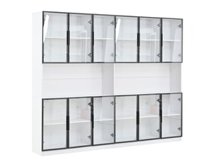 Vitrine coloris blanc <strong></strong> <strong></strong> - x