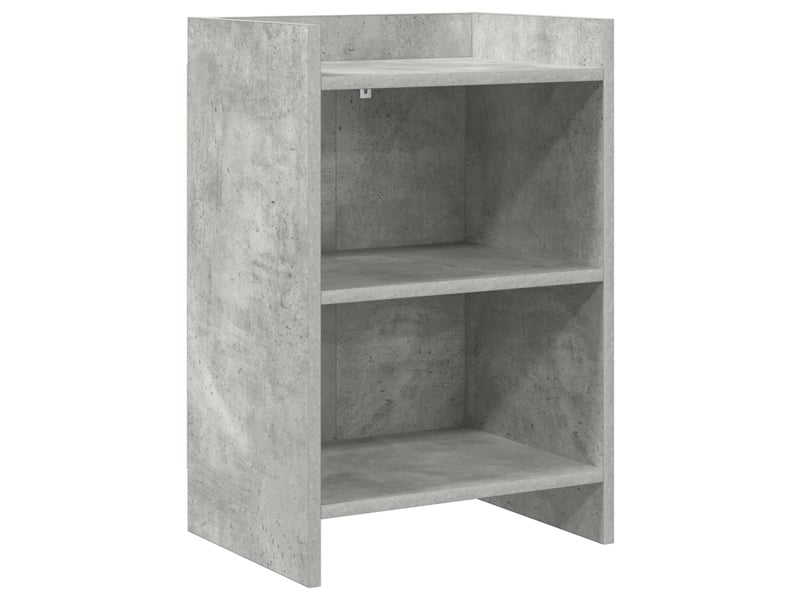  Tables de chevet - cabinet de chevet - table de nuit gris béton 40 x 30 x 60 cm bois d'ingénierie  - Conforama A